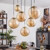 Voluntad Pendant Light brass, black, 6-light sources