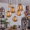 Voluntad Pendant Light brass, black, 6-light sources