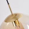 Voluntad Pendant Light brass, black, 6-light sources