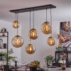 Voluntad Pendant Light brass, black, 6-light sources