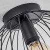 Gourel Ceiling Light black, 1-light source