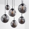 Voluntad Pendant Light black, 6-light sources