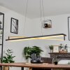 Rung Pendant Light LED black, 1-light source