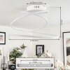 Donebas Ceiling Light LED white, 1-light source
