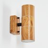 Tenvik Outdoor Wall Light brown, Wood like finish, black, 2-light sources
