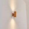Tenvik Outdoor Wall Light brown, Wood like finish, black, 2-light sources