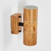 Tenvik Outdoor Wall Light brown, Wood like finish, black, 2-light sources