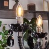 Malmback chandelier chrome, black, 6-light sources