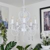 Ksim chandelier white, 5-light sources