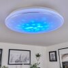 Sdok Ceiling Light LED white, 1-light source, Remote control, Colour changer