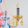 Malmback chandelier colourful, chrome, 5-light sources