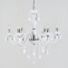 Malmback chandelier chrome, white, 6-light sources