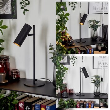 Trutielle Table lamp black, 1-light source