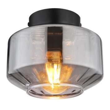 Globo CHRISTIANA Ceiling Light black, 1-light source