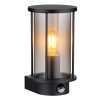 Globo GRACEY Outdoor Wall Light black, 1-light source, Motion sensor