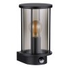 Globo GRACEY Outdoor Wall Light black, 1-light source, Motion sensor