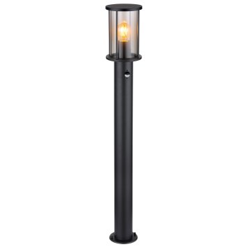 Globo GRACEY path light black, 1-light source, Motion sensor