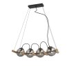 Globo LEONA Pendant Light Ecru, black, 4-light sources