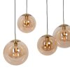 Steinhauer Bollique Pendant Light brass, 6-light sources