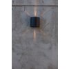 Lutec Beams Outdoor Wall Light LED black, 1-light source
