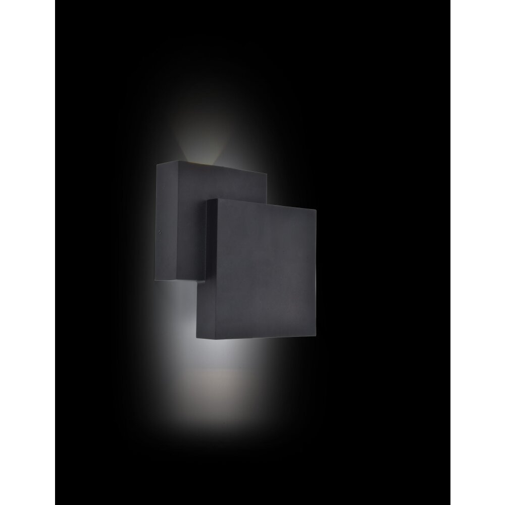Lutec Rialto Outdoor Wall Light LED black 5287901012