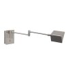 Steinhauer Retina Wall Light LED brushed steel, 1-light source
