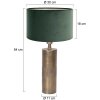 Steinhauer Bassiste Table lamp bronze, 1-light source