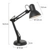 Steinhauer Study Table lamp black, 1-light source