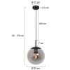 Steinhauer Bollique Pendant Light black, 1-light source