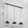 SCHÖNER WOHNEN-Kollektion Kia Pendant Light black, 3-light sources