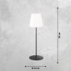 SCHÖNER WOHNEN-Kollektion Talent Table lamp LED anthracite, 1-light source, Remote control, Colour changer