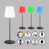 SCHÖNER WOHNEN-Kollektion Talent Table lamp LED anthracite, 1-light source, Remote control, Colour changer