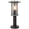 Brilliant Detroit pedestal light black, 1-light source