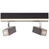Brilliant Howle Ceiling Light LED aluminium, black, 2-light sources