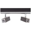 Brilliant Howle Ceiling Light LED aluminium, black, 2-light sources