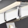 Brilliant Howle Ceiling Light LED aluminium, black, 2-light sources