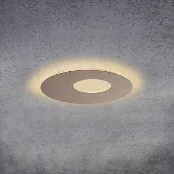 Escale BLADE OPEN Ceiling Light LED brown, Taupe, 1-light source