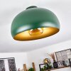 GAUDI Ceiling Light gold, green, 1-light source