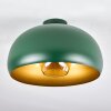 GAUDI Ceiling Light gold, green, 1-light source