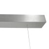 Steinhauer Bande Pendant Light LED brushed steel, 4-light sources