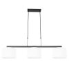 Steinhauer Stang Pendant Light black, 3-light sources