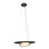 Steinhauer Ringlux Pendant Light LED black, 3-light sources