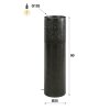 Cylinder Floor Lamp matt nickel, black, 1-light source