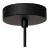 Lucide WOOLLY Pendant Light black, 1-light source