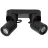 Lucide NIORT outdoor ceiling light black, 2-light sources