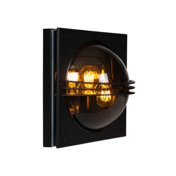 Lucide PRIVAS Outdoor Wall Light black, 2-light sources