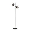 Lucide SENSAS Floor Lamp black, 2-light sources