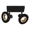 Lucide SENSAS Ceiling Light black, 2-light sources