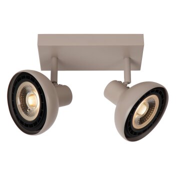 Lucide SENSAS Ceiling Light beige, 2-light sources