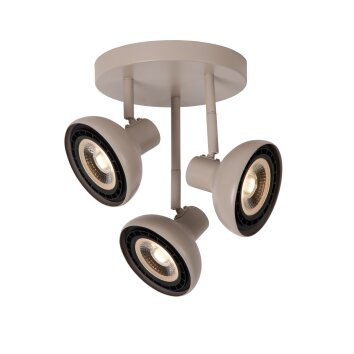 Lucide SENSAS Ceiling Light beige, 3-light sources